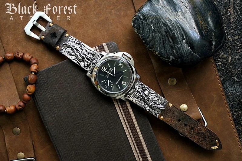 Dragon Silver Plated Pendants Strap ( 2pieces) for Panerai or Apple Watch . – image 5